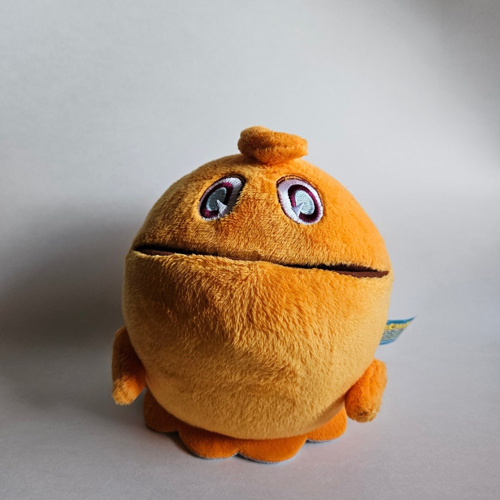 Namco Pac-Man and the Ghostly Adventures Clyde Orange Ghost Plush Toy 7 inch
